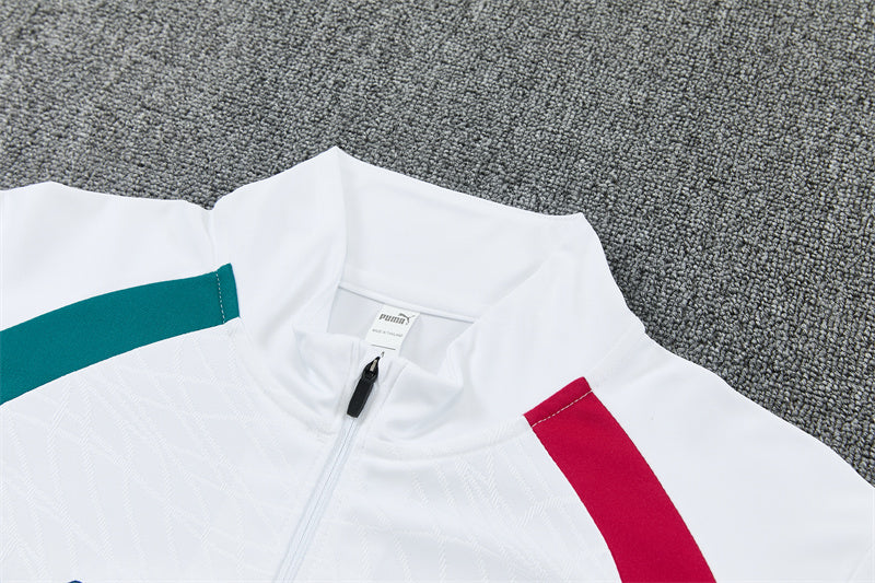 2026/2027 Portugal White Half-Pull Tracksuit