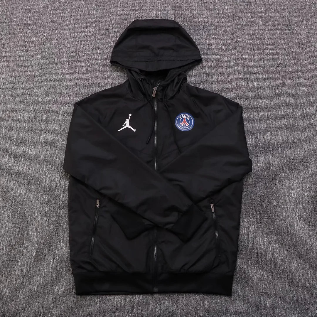 2024/2025 PSG Windbreaker Black Jersey 1:1 Thai Quality