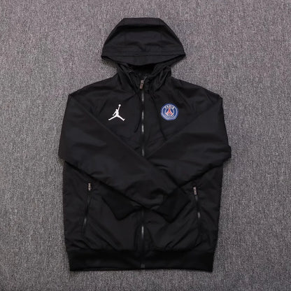 2024/2025 PSG Windbreaker Black Jersey 1:1 Thai Quality