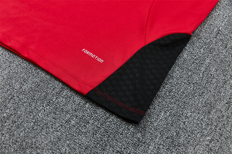 2026/2027 Manchester United Red Half-Pull Tracksuit