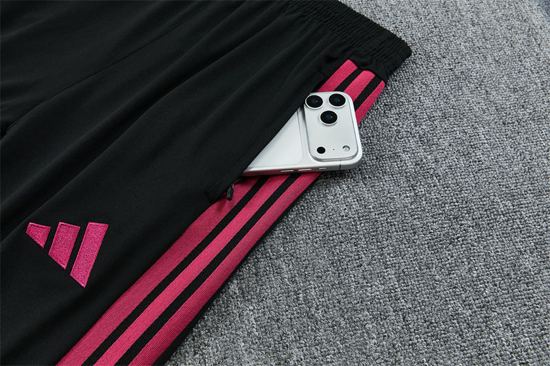 2026/2027 Real Madrid Black Pink Half-Pull Tracksuit