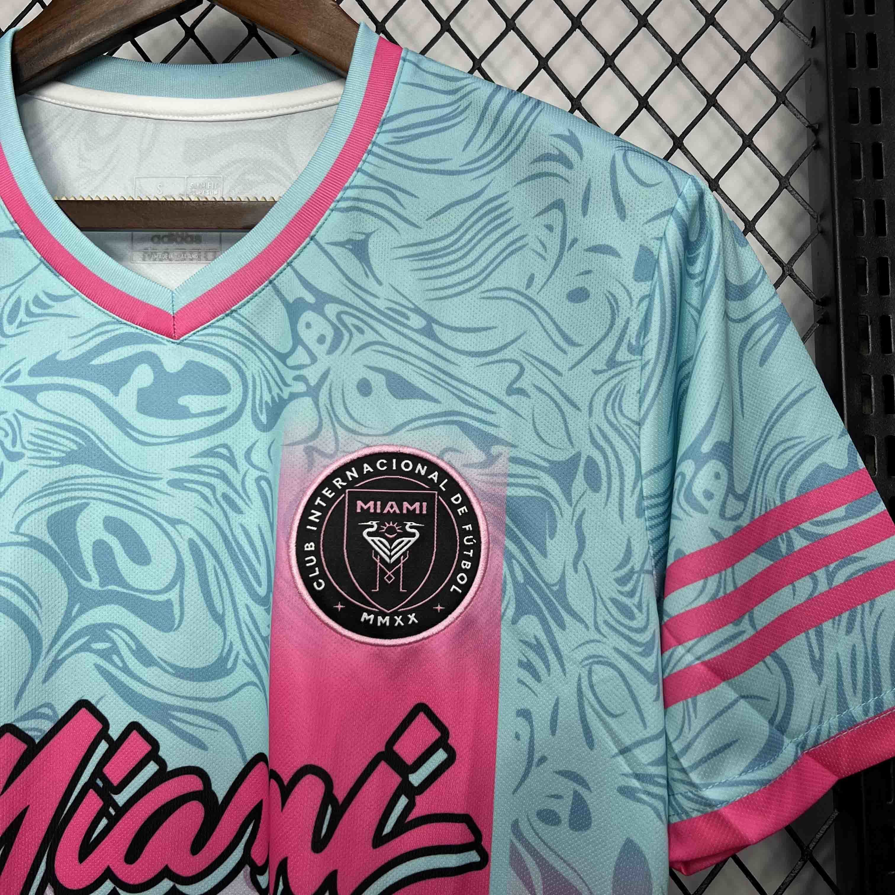 2024/2025 Inter Miami Pink Blue Special Edition Football Shirt
