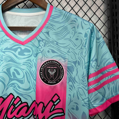 2024/2025 Inter Miami Pink Blue Special Edition Football Shirt