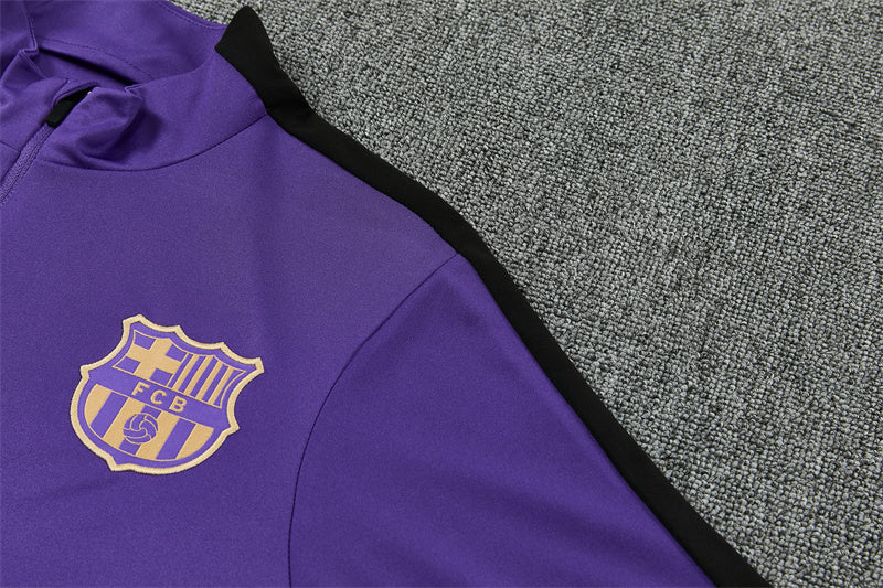 2026/2027 Barcelona Purple Kobe Bryant Half-Pull Tracksuit