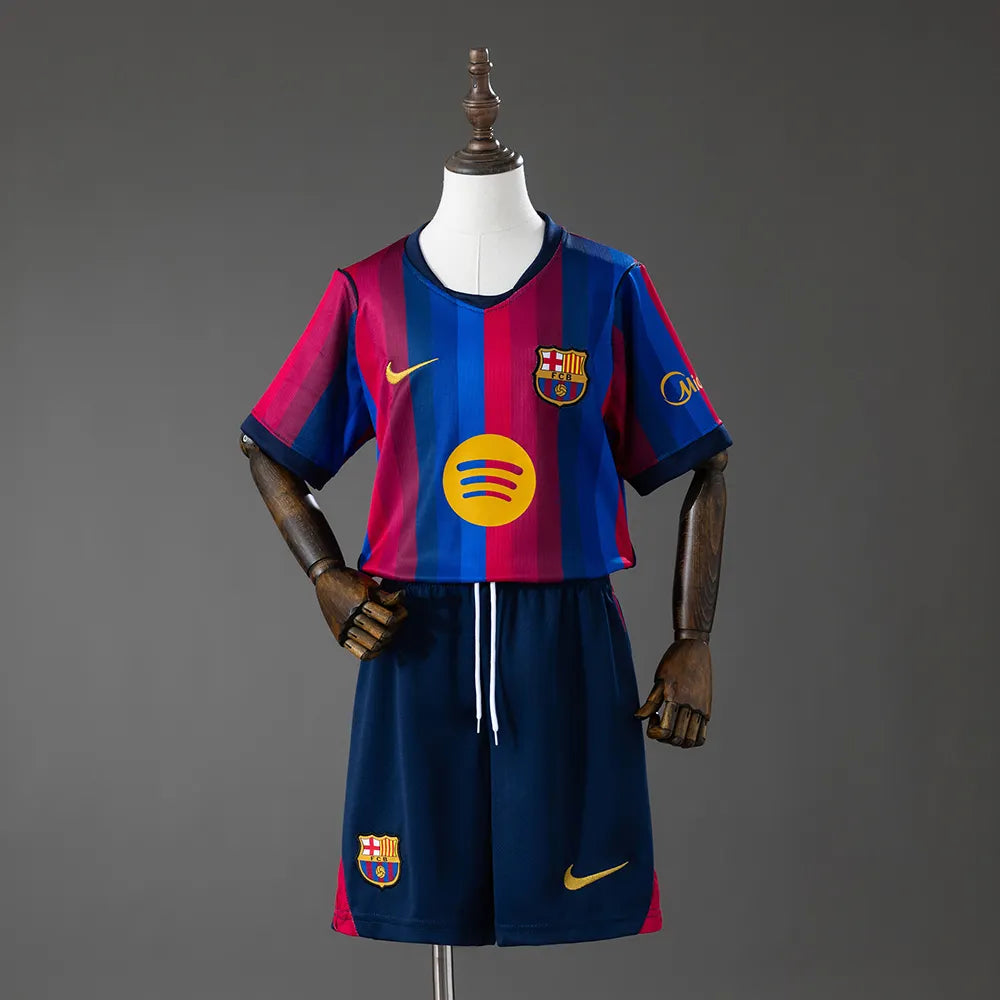 2026/2027 Barcelona Home Football Shirt Kids Size