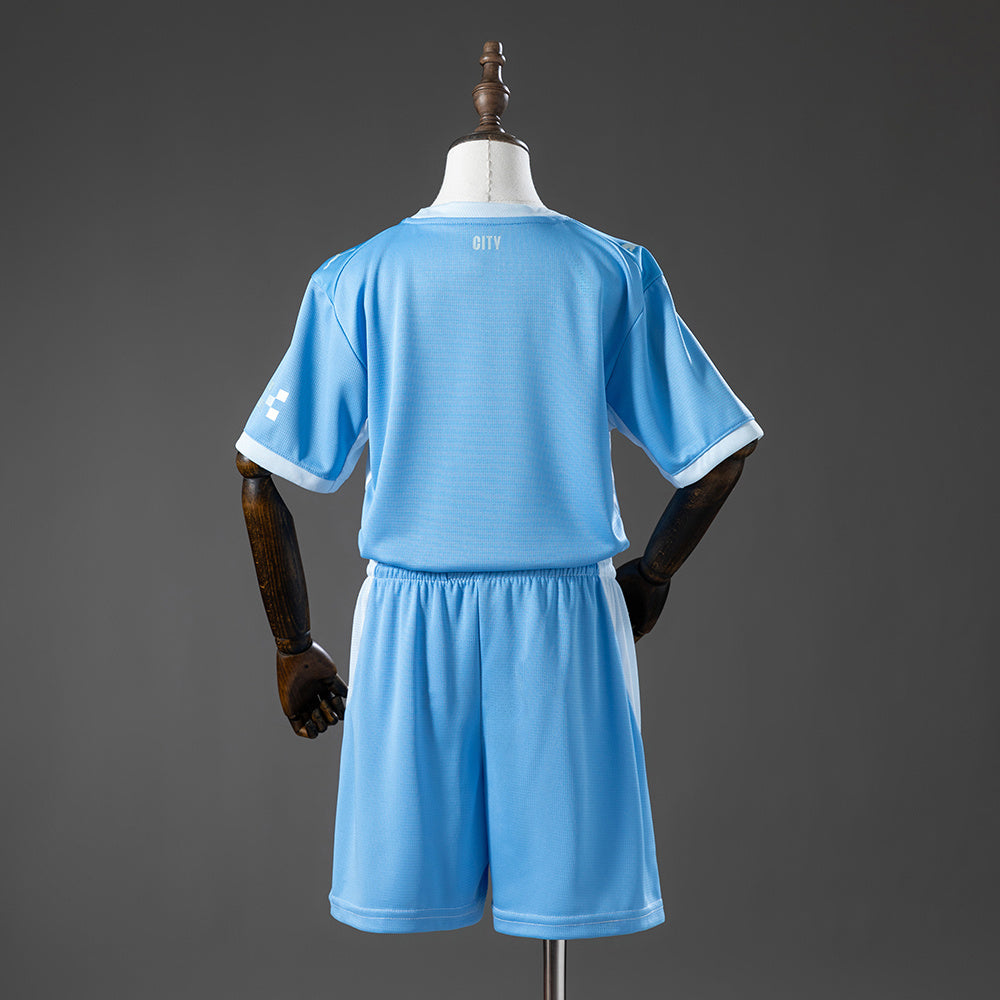 2026/2027 Manchester City Home Football Shirt Kids Size