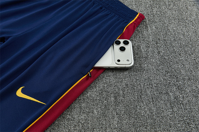2026/2027 Barcelona Red Blue Half-Pull Tracksuit