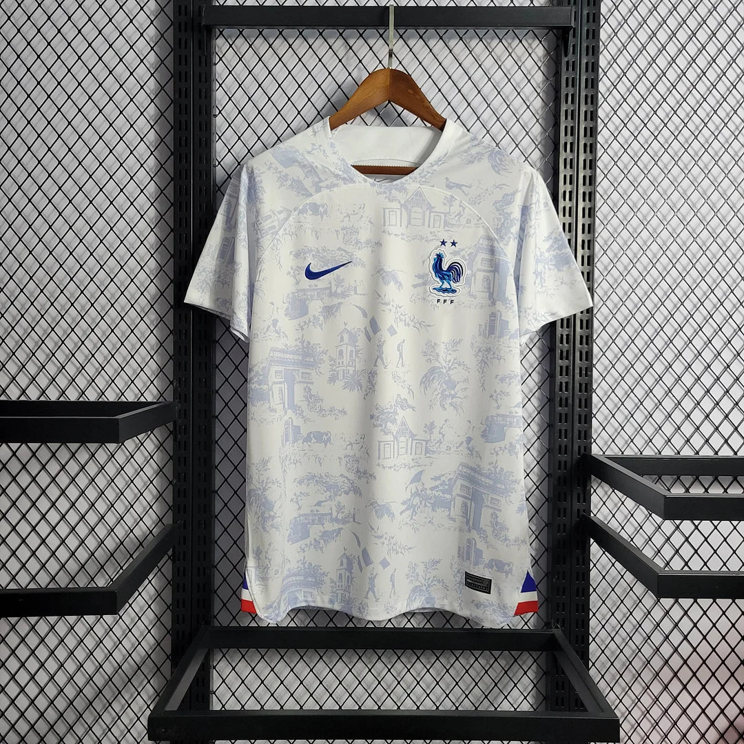 2022 FIFA World Cup France Away Football Shirt White