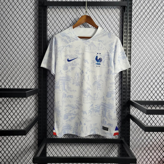 2022 FIFA World Cup France Away Football Shirt White