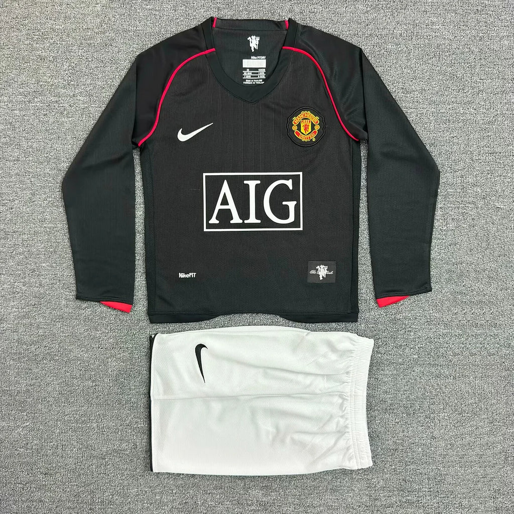 2007/2008 Manchester United Away (Kids) Long Sleeve