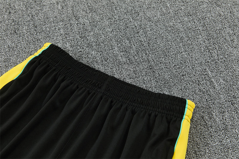 2026/2027 Brazil Green Black Half-Pull Tracksuit