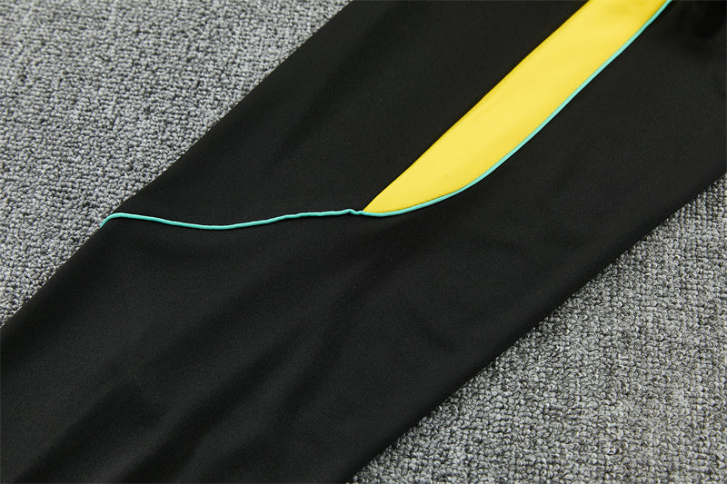 2026/2027 Brazil White Black Half-Pull Tracksuit