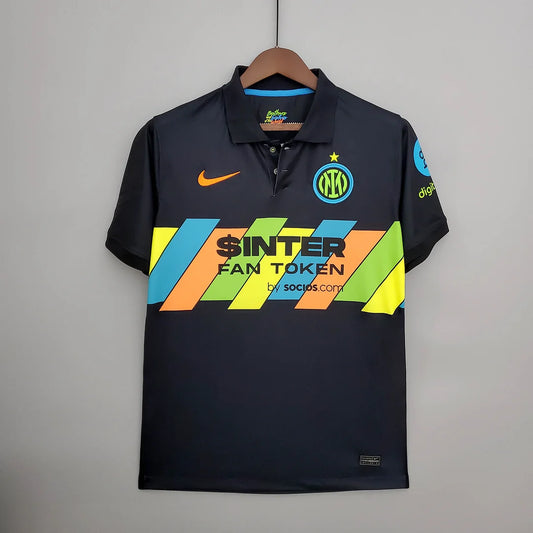Internazionale Milan Third Away Football Jersey 2021/2022 Retro 1:1 Thai Quality