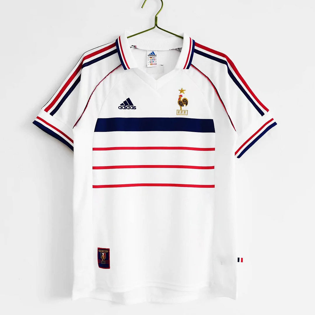 1998 Retro France Away Football Shirt