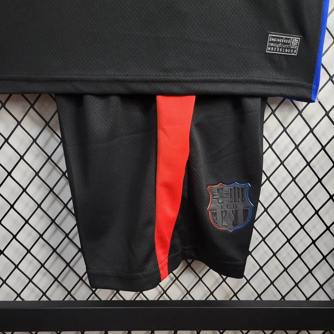 2024/2025 Kids Size Barcelona Away Football Shirt 1:1 Thai Quality