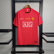 2007/2008 Retro Manchester United Home Champions league Football Shirt