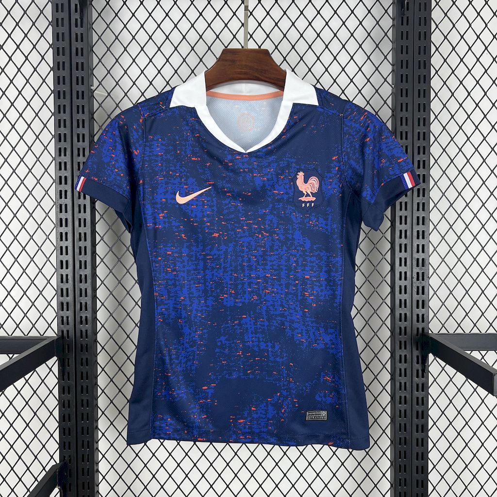 Womens 2026 France Home World Cup Football Jersey