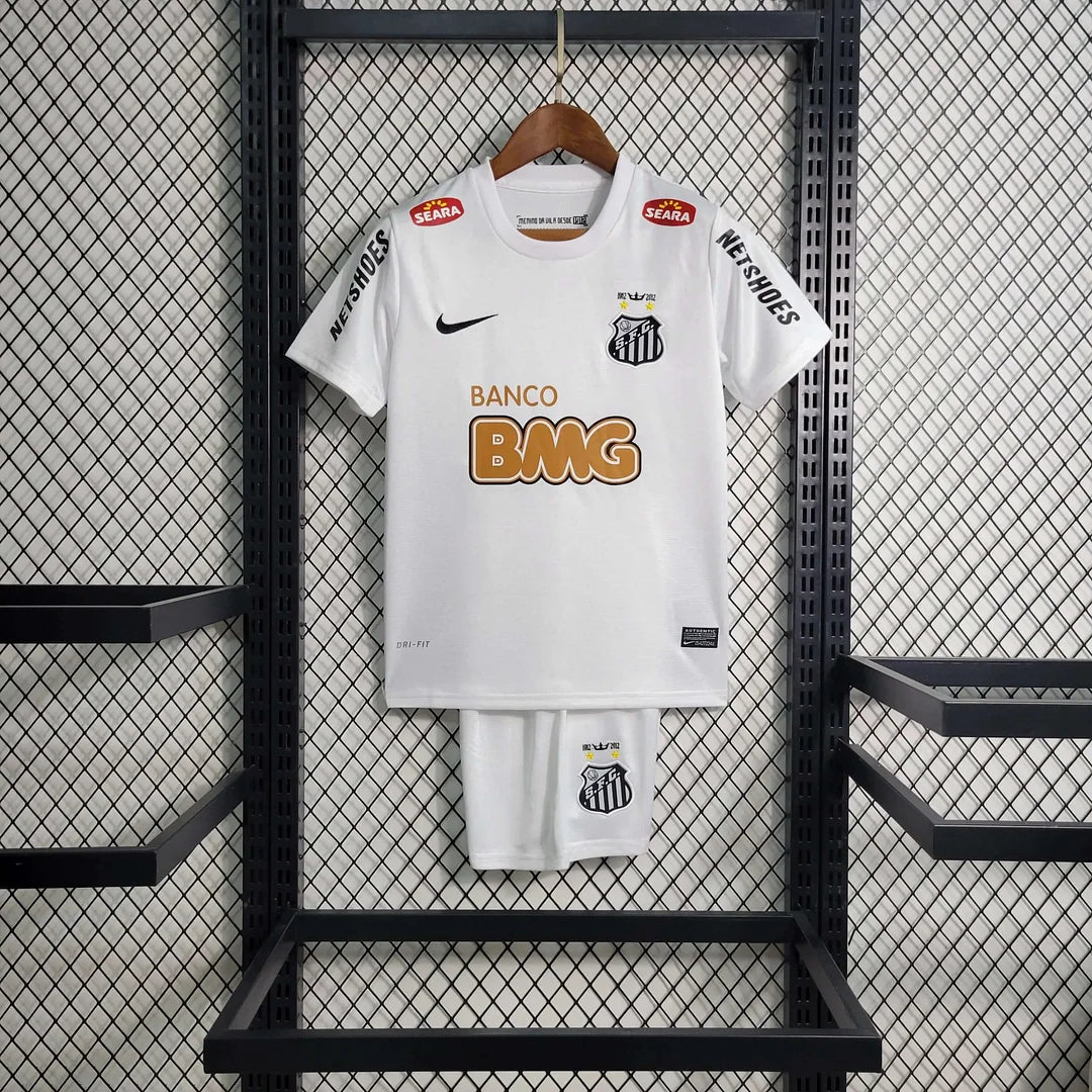 2011/2012 Retro Kids Size Santos Home Jersey