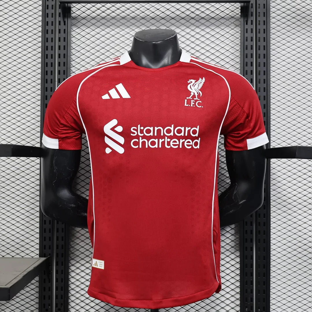 2025/2026 Player Version Liverpool Home Football Shirt