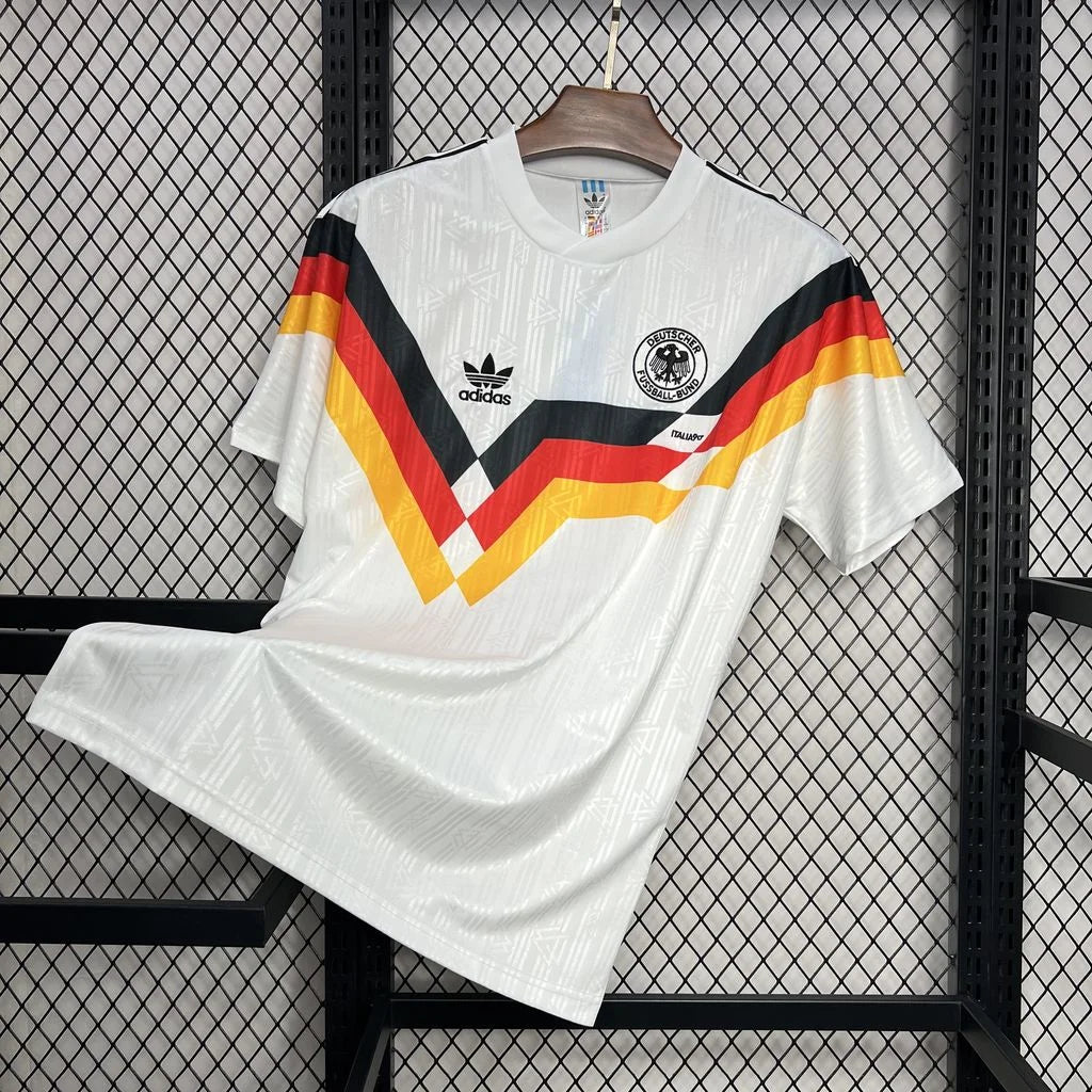 1990 Retro Soccer Jersey Germany Home