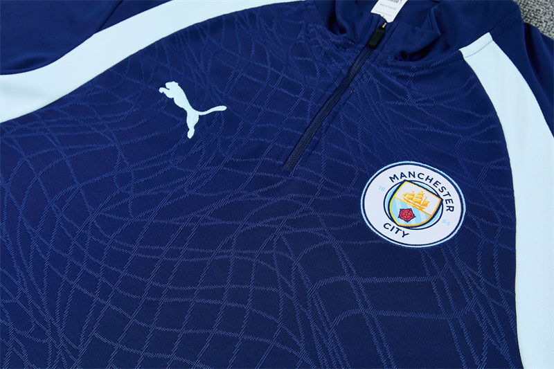 2026/2027 Manchester City Blue Half-Pull Tracksuit