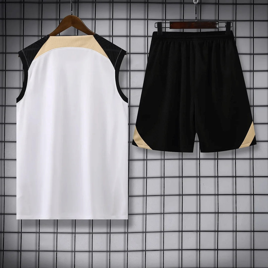 2023/2024 Chelsea pre-match training White Jersey+Shorts 1:1 Thai Quality