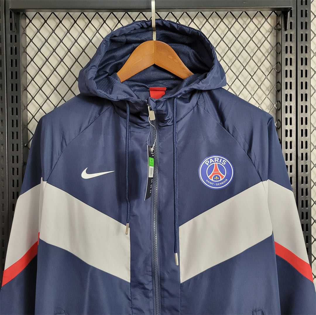 2022/2023 PSG Windbreaker Blue And White