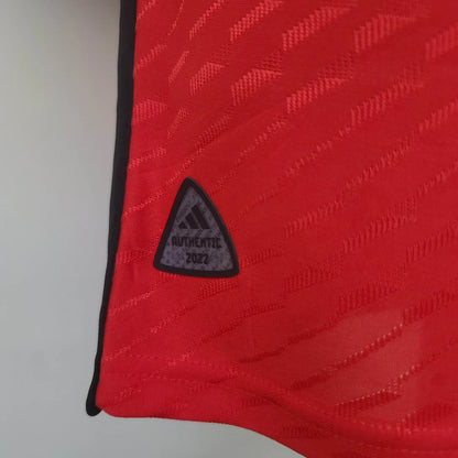 2022 FIFA World Cup Belgium Home Soccer Shirt - Player Version