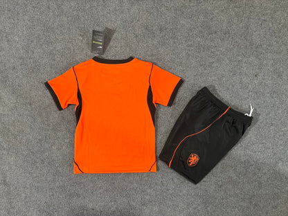 2026 Netherlands Home World Cup Football Shirt Kids Size