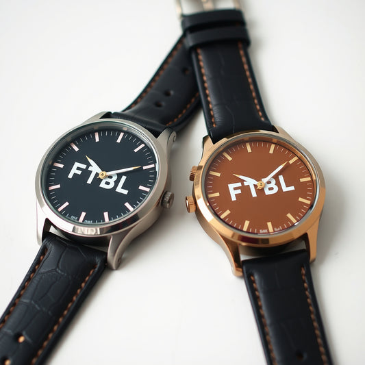 Ftbl Watch Black Leather
